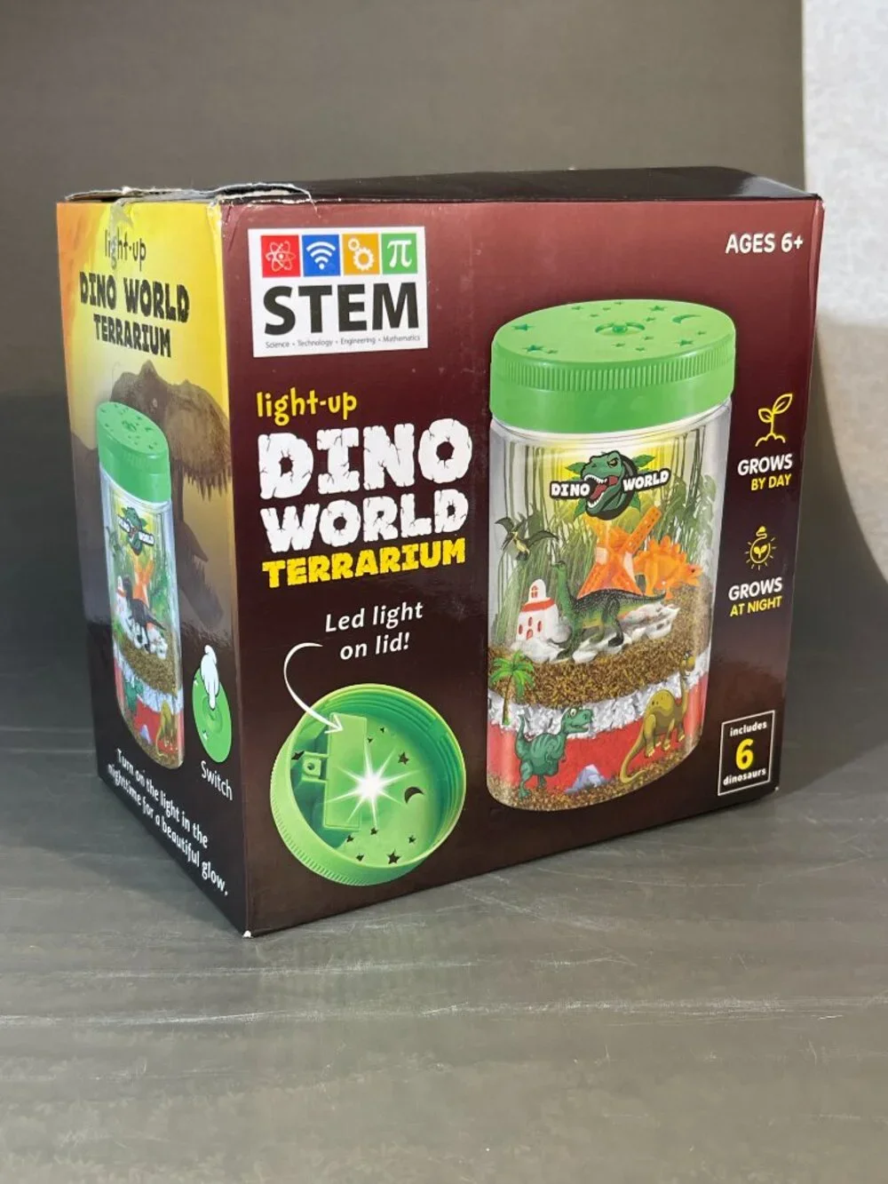 Light Up Dino World Terrarium NOTE (2102)